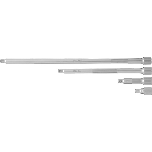 Jeu de rallonges prise, Prise de 3/8", Fini Chrome, 4 M Distribution Industrielle GC