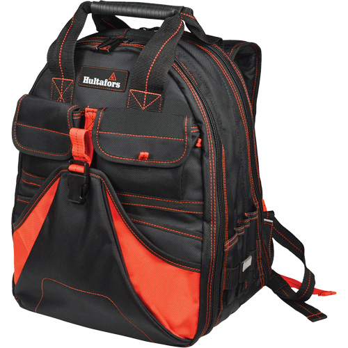 Deluxe Tool Backpack, Black/Red, Ballistic/Polyester Distribution Industrielle GC