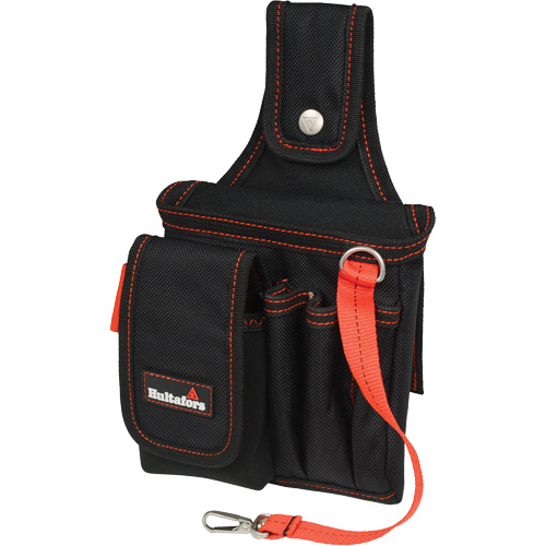 Petite poche pour technicien, Polyester balistique, Noir/Rouge Distribution Industrielle GC