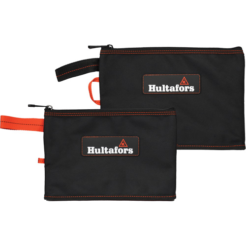 Multi-Purpose Zippered Bag, Ballistic Polyester, Black/Red Distribution Industrielle GC