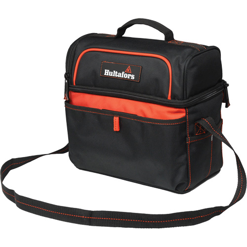 Sac &agrave; outils et glaci&egrave;re de 11", Polyester balistique, Noir/Rouge Distribution Industrielle GC