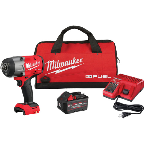 M18 Fuel High Torque Impact Wrench with Friction Ring RedLithium Forge Kit, 18 V, 1/2" Socket Distribution Industrielle GC