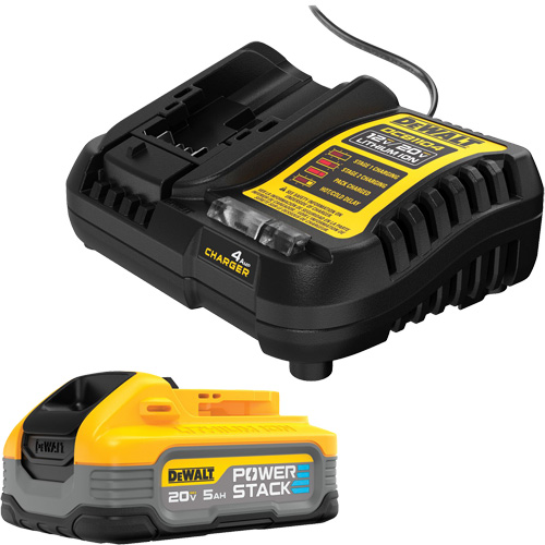 POWERSTACK Battery Kit, Lithium-Ion, 20 V, 5 Ah Distribution Industrielle GC