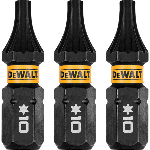 3-Piece FLEXTORQ&reg; Impact Screwdriving Bits, Torx, T-10, 1/4" Drive Distribution Industrielle GC