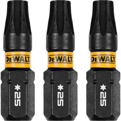 3-Piece FLEXTORQ&reg; Impact Screwdriving Bits, Torx, T-25, 1/4" Drive Distribution Industrielle GC