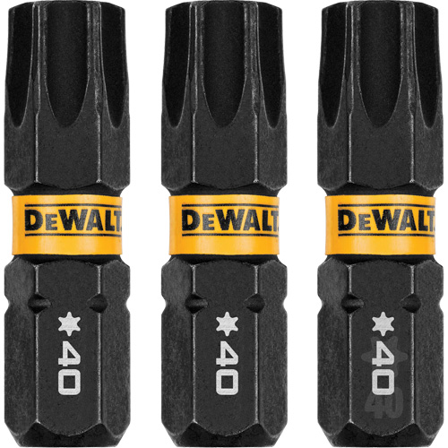 3-Piece FLEXTORQ&reg; Impact Screwdriving Bits, Torx, T-40, 1/4" Drive Distribution Industrielle GC