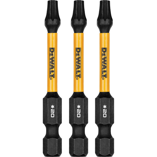 Forets pour tournevis &agrave; chocs FLEXTORQ 3 mcx, Torx, T-20, Prise 1/4" Distribution Industrielle GC