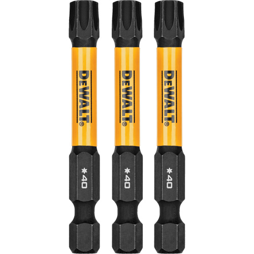 Forets pour tournevis &agrave; chocs FLEXTORQ 3 mcx, Torx, T-40, Prise 1/4" Distribution Industrielle GC