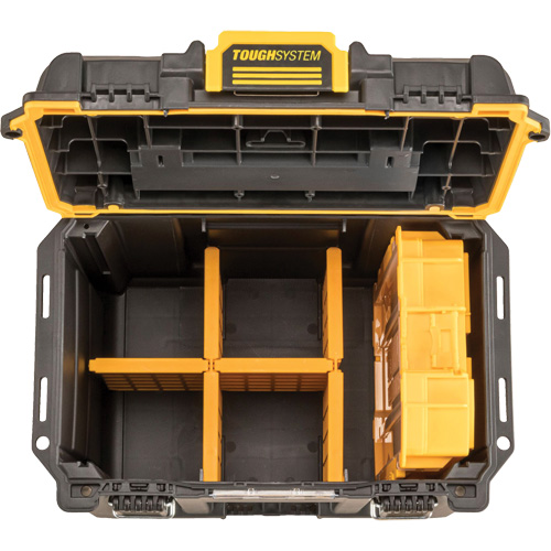 ToughSystem&reg; 2.0 Deep Compact Toolbox, 10" x 15-7/20" x 13-4/5", Black/Yellow Distribution Industrielle GC