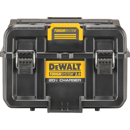 Chargeur 20V &agrave; deux ports ToughSystem 2.0, 14" x 15" x 9", Noir/Jaune Distribution Industrielle GC