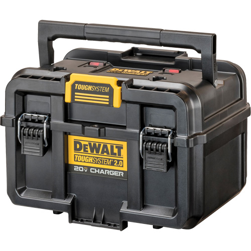 Chargeur 20V &agrave; deux ports ToughSystem 2.0, 14" x 15" x 9", Noir/Jaune Distribution Industrielle GC