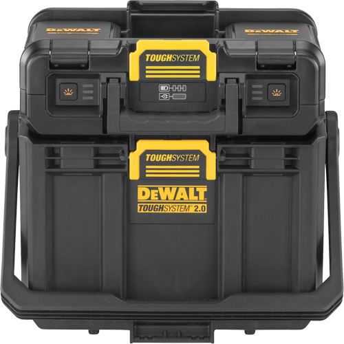 Baladeuse ajustable ToughSystem 2.0 avec rangement, 16" x 11" x 14", Noir/Jaune Distribution Industrielle GC