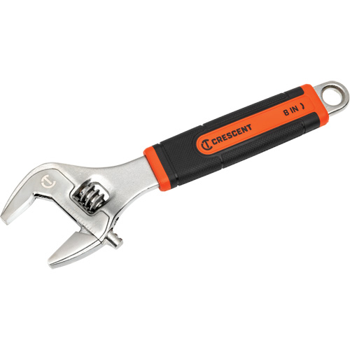 Cl&eacute; &agrave; molette, 8" lo, la max. 2-1/5"/31 mm, Chrome/Poli Distribution Industrielle GC