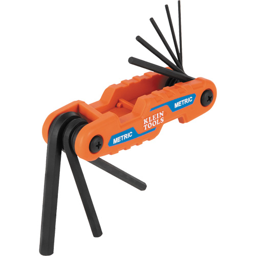Compact Folding Hex Key Set, 8 Pcs., Metric Distribution Industrielle GC