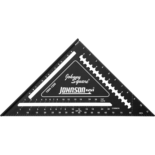 &eacute;querre de charpente 12" Johnny Square Professional Easy-Read Distribution Industrielle GC