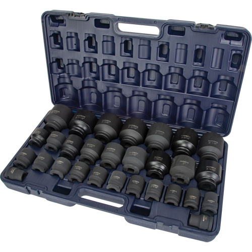 SAE Socket Set, 29 Pcs, Impact, 3/4" Drive Size Distribution Industrielle GC