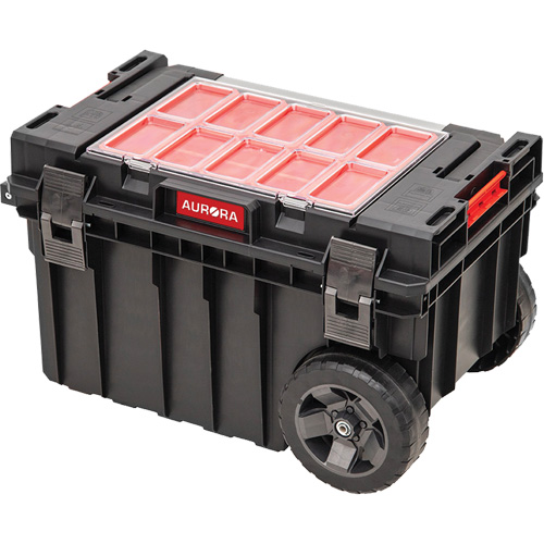 Coffre &agrave; outils roulant Arx, 23-4/5" x 16" x 15-3/5", Noir Distribution Industrielle GC