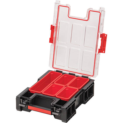 Organisateur moyen haut avec bacs Arx, 10-2/5" x 14-3/10" x 4-1/5", Noir Distribution Industrielle GC