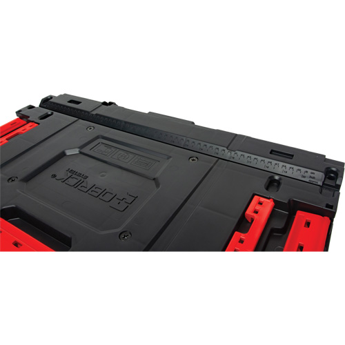 Boîte &agrave; outils Arx &agrave; un tiroir, 11-1/5'' la x 18-3/10" p x 9-1/10" h, Noir/Rouge Distribution Industrielle GC