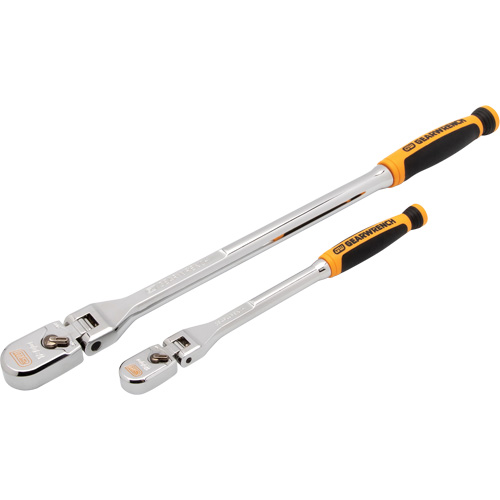 Ensemble de rochet &agrave; t&ecirc;te en goutte et manche flexible bimat&eacute;riau avec prises 1/4" & 3/8" 120XP Distribution Industrielle GC