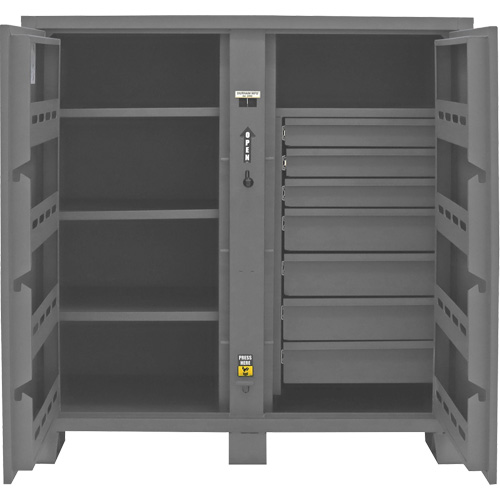 Armoire de rangement pour le chantier, Acier, 59 pi³, Gris Distribution Industrielle GC
