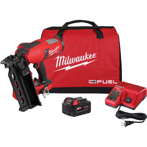Fuel Duplex Nailer Kit, 18 V, Lithium-Ion Distribution Industrielle GC