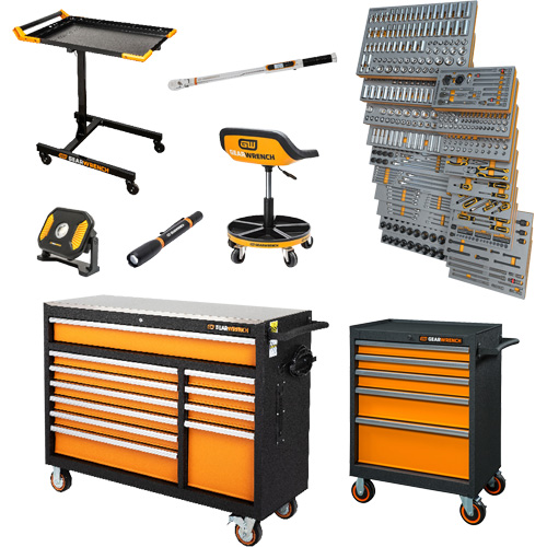 Jeu d'outils pour maître m&eacute;canicien MEGAMOD dans des plateaux en mousse modulaire de premi&egrave;re qualit&eacute; avec rangement d'outils, 1024 morceaux Distribution Industrielle GC