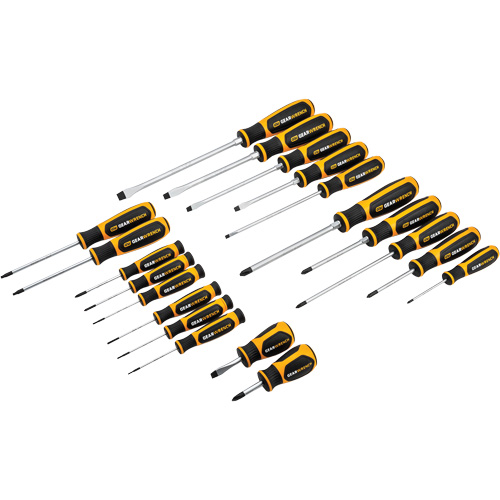 Jeu de tournevis bimat&eacute;riau &agrave; fente, Phillips, Torx, 20 mcx. Distribution Industrielle GC