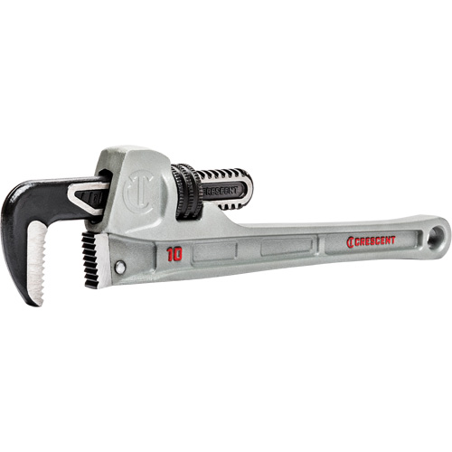Slim Jaw Pipe Wrench, 1-9/10" Jaw Capacity, 10" Long, Powder Coated Finish, None Handle Distribution Industrielle GC