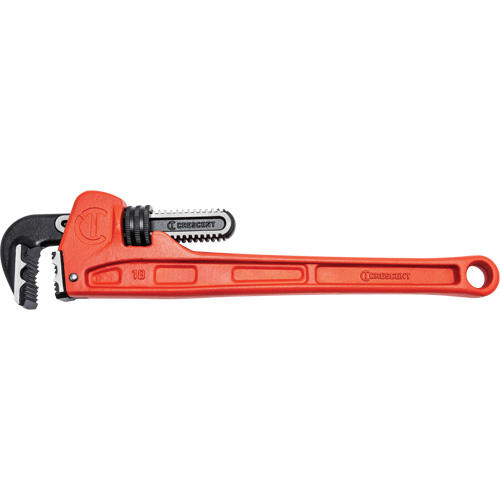 K9 Jaw Pipe Wrench, 2-7/8" Jaw Capacity, 18" Long, Powder Coated Finish, Ergonomic Handle Distribution Industrielle GC