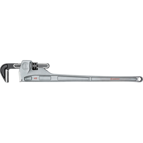 Pipe Wrench, 6" Jaw Capacity, 48" Long, Powder Coated Finish, Non-Ergonomic Handle Distribution Industrielle GC