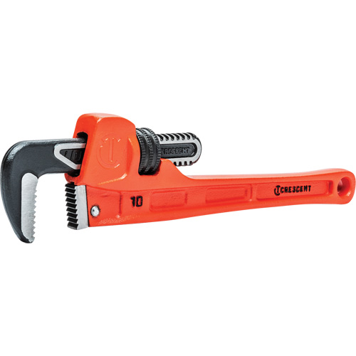 SLIM JAW Pipe Wrench, 1-9/10" Jaw Capacity, 10" Long, Powder Coated Finish, Non-Ergonomic Handle Distribution Industrielle GC