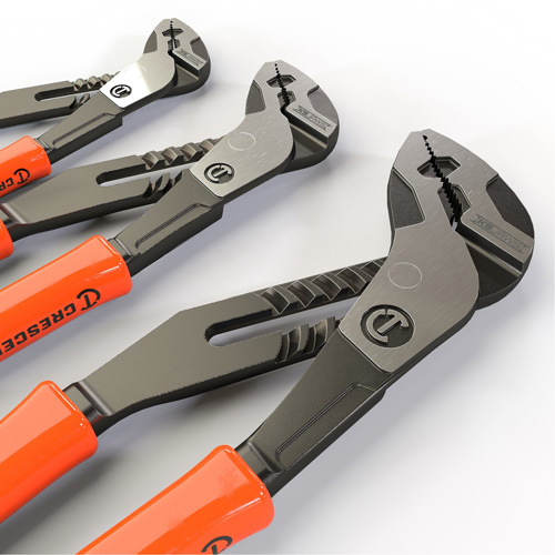 Z2 K9 Straight Jaw Dipped Handle Tongue & Groove Plier Set, 3 Pieces Distribution Industrielle GC