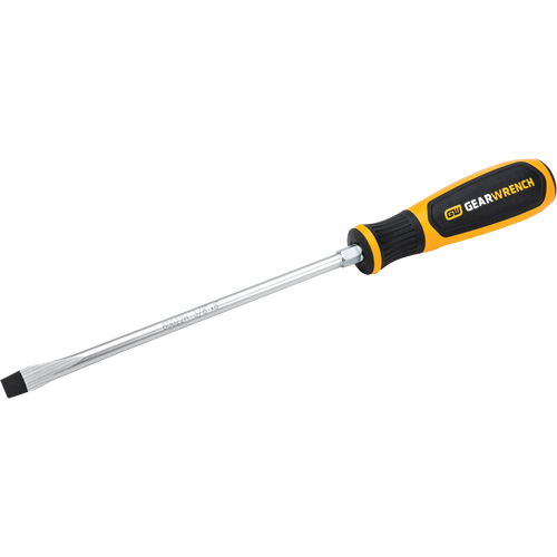 Tournevis &agrave; fente &agrave; double mat&eacute;riaux, 3/8", 13-1/10" lo, Prise Plastique Distribution Industrielle GC
