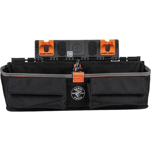 Bucket Work CentreS-Hook Large Pouch Module, Nylon, 3 Pockets, Black/Orange Distribution Industrielle GC