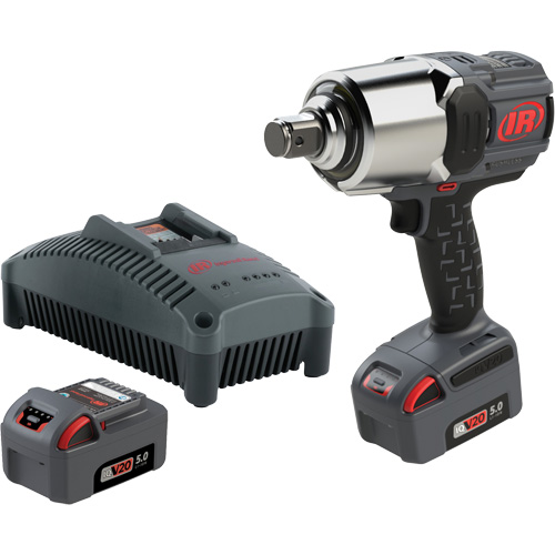 Cordless Impact Wrench Kit with Friction Ring Thru-Hole, 20 V, 1" Socket Distribution Industrielle GC