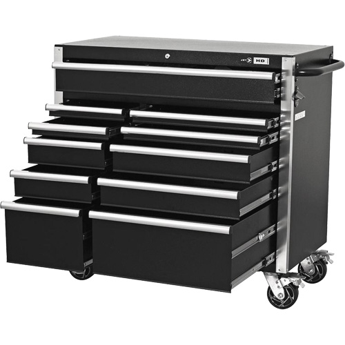 HDCC-4115 Combo boîte &agrave; outils s&eacute;rie HD, 21-1/2" P x 44-1/5" la x 63-3/10" h, Noir Distribution Industrielle GC
