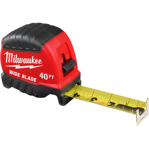Wide Blade Tape Measure, 1-3/8" x 40' Distribution Industrielle GC