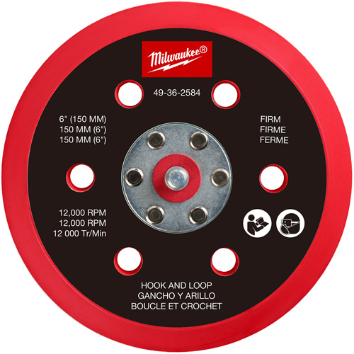 Firm Hook and Loop Sander Backing Pad Distribution Industrielle GC