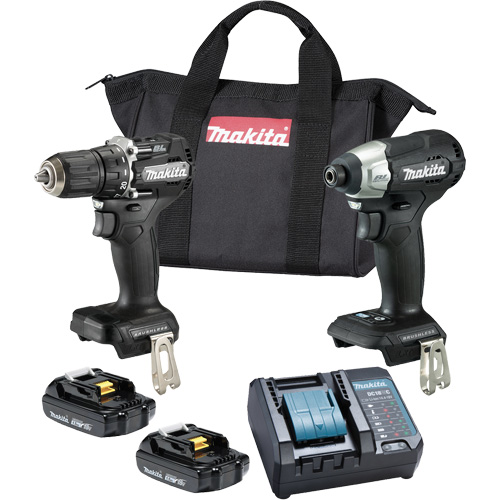 Ensemble 2 outils sous compact &agrave; moteur sans balai LXT, Lithium-ion, 18 V Distribution Industrielle GC