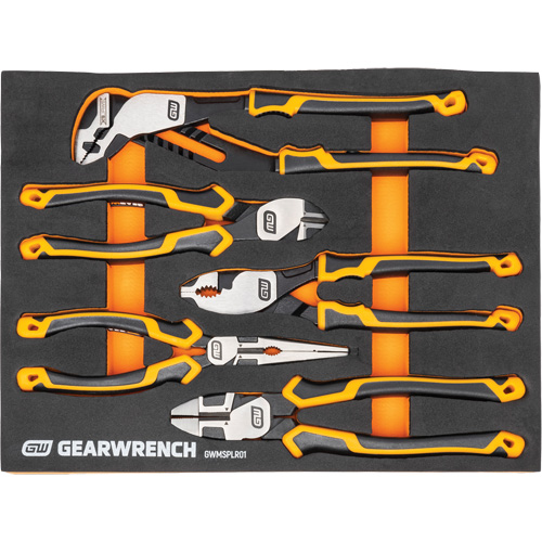 Mechanics Tool Set in Modular Foam Trays with Storage Unit, 194 Pieces Distribution Industrielle GC