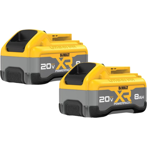 MAX* XR POWERPACK Batteries, Lithium-Ion, 20 V, 8 Ah Distribution Industrielle GC