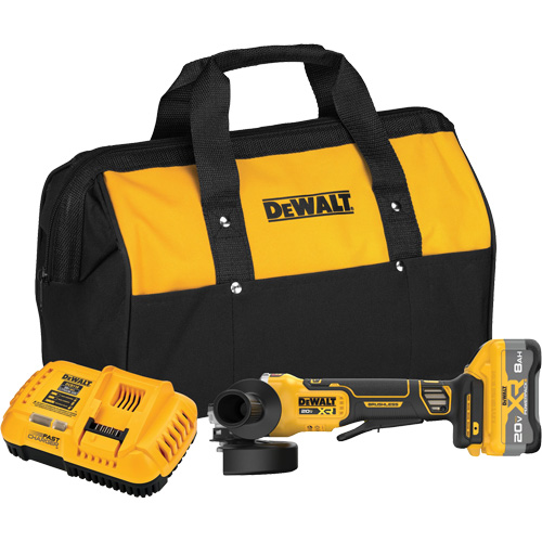 Meuleuse angulaire sans balai et sans fil MAX* XR avec XR POWERPACK, Roue de 4-1/2" - 5", 20 V Distribution Industrielle GC