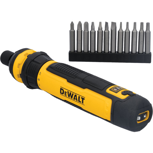 14-Piece Cordless Screwdriver Set with FLEXDRIVE Control, 4 V, 44 in-lbs/5 Nm Max. Torque Distribution Industrielle GC