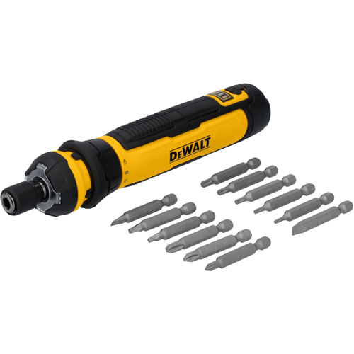 14-Piece Cordless Screwdriver Set with FLEXDRIVE Control, 4 V, 44 in-lbs/5 Nm Max. Torque Distribution Industrielle GC