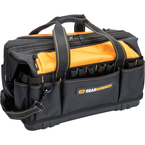 Professional 20" Tool Bag, Nylon, 33 Pockets, Black/Orange Distribution Industrielle GC