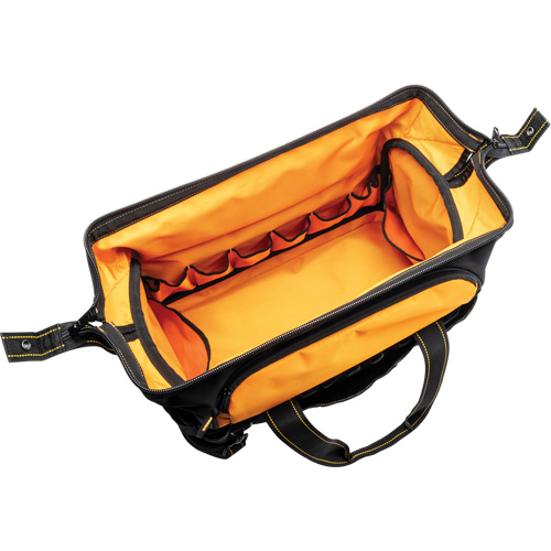 Professional 20" Tool Bag, Nylon, 33 Pockets, Black/Orange Distribution Industrielle GC