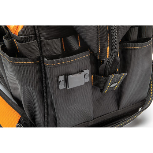 Professional 20" Tool Bag, Nylon, 33 Pockets, Black/Orange Distribution Industrielle GC