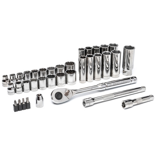 3/8” Drive 72-Tooth, 12-Point Drive Mechanics Tool Set Distribution Industrielle GC