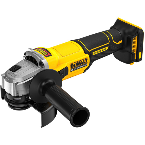 Meuleuse sans fil, sans balai &agrave; interrupteur lat&eacute;ral (outil seulement), Roue de 4-1/2", 20 V Distribution Industrielle GC